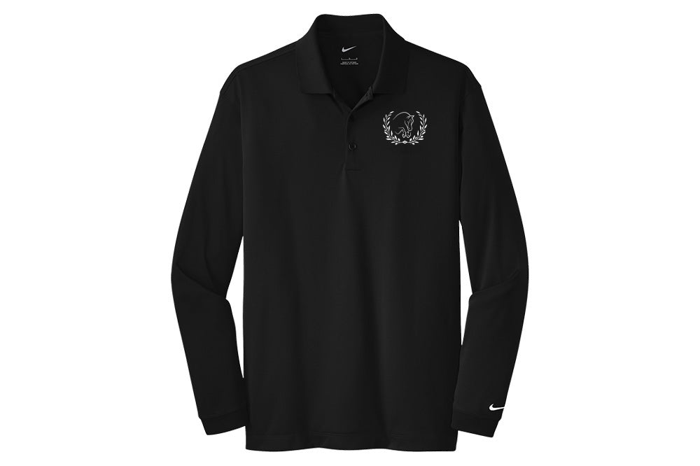 Under Contract Men's Nike Long Sleeve Stretch Dri-FIT Polo