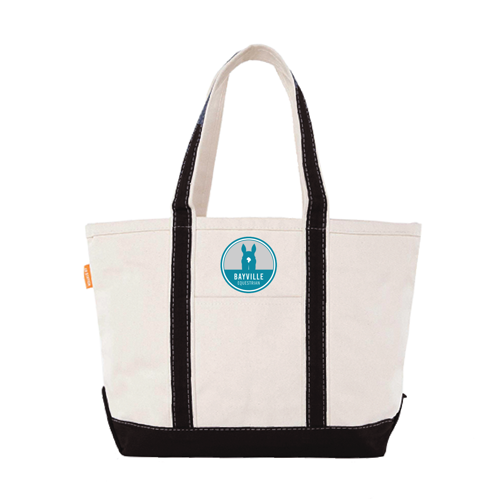 Bayville Equestrian CB Station Medium Canvas Tote