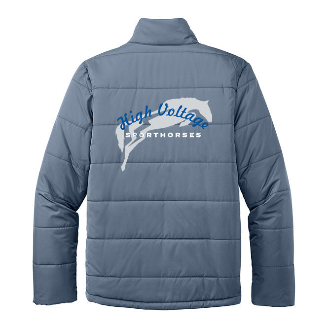 High Voltage Sporthorses Men's Port Authority Puffer Jacket