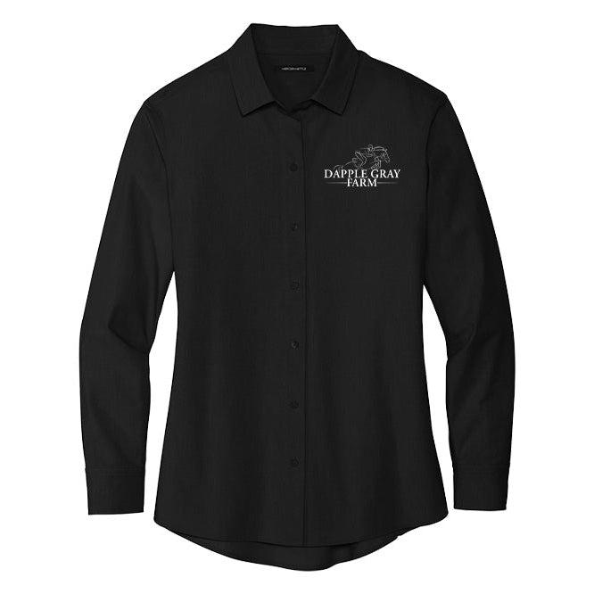 Dapple Gray Farm Women's Mercer+Mettle Long Sleeve Stretch Woven Shirt