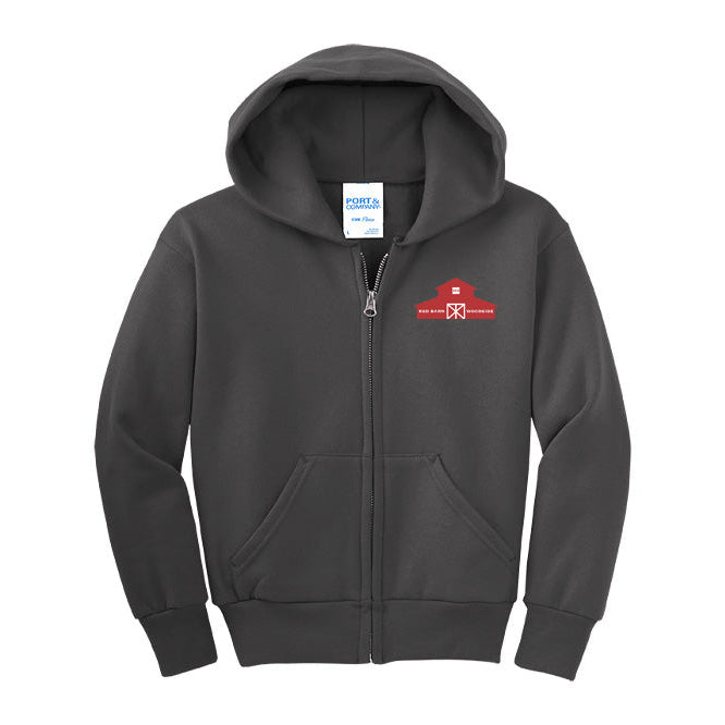 Red Barn IEA Youth Port & Company Fleece Zip-Up Hoodie