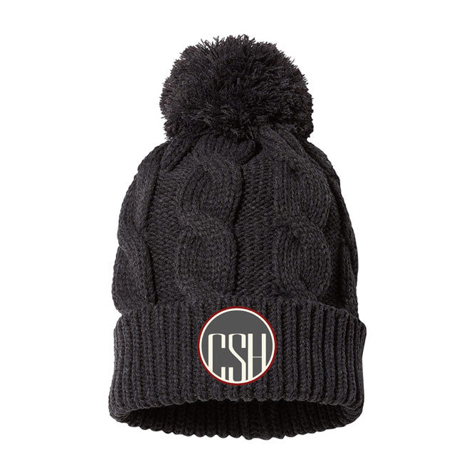 Cherokee Show Horses Chunk Twist Cuffed Beanie