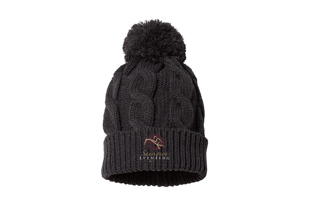 Sauvignon Eventing Chunk Twist Cuffed Beanie