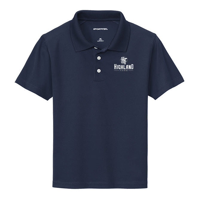 Highland Farm Youth Sport-Tek UV Micropique Polo