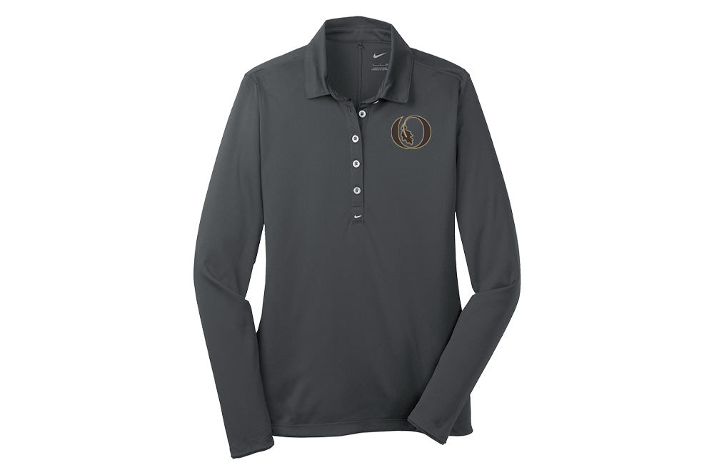 Oakwood Women's Nike Tech Dri-FIT Long Sleeve Polo