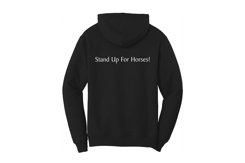 Marin Horse Council Unisex Port & Company Core Fleece Pullover Hooded Sweatshirt