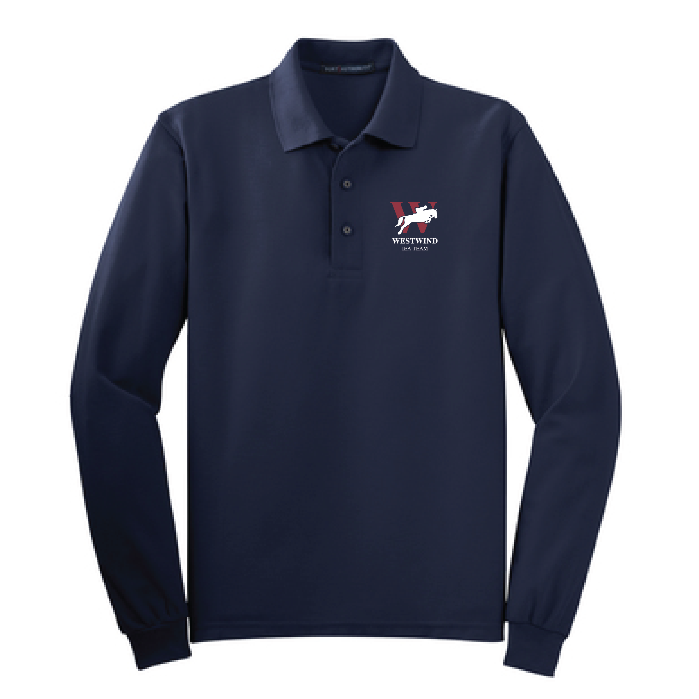 Westwind IEA Men's Port Authority Long Sleeve Silk Touch Polo