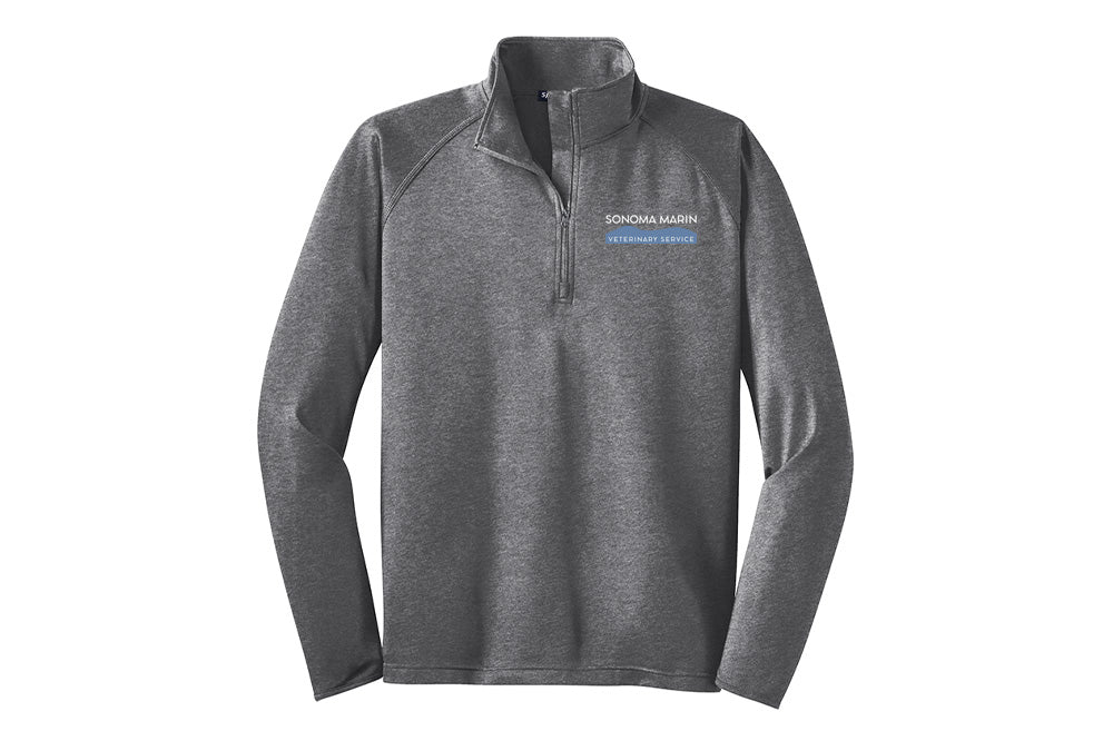 Sonoma Marin Vet Men's Sport-Tek Sport-Wick Stretch 1/4 Zip Pullover