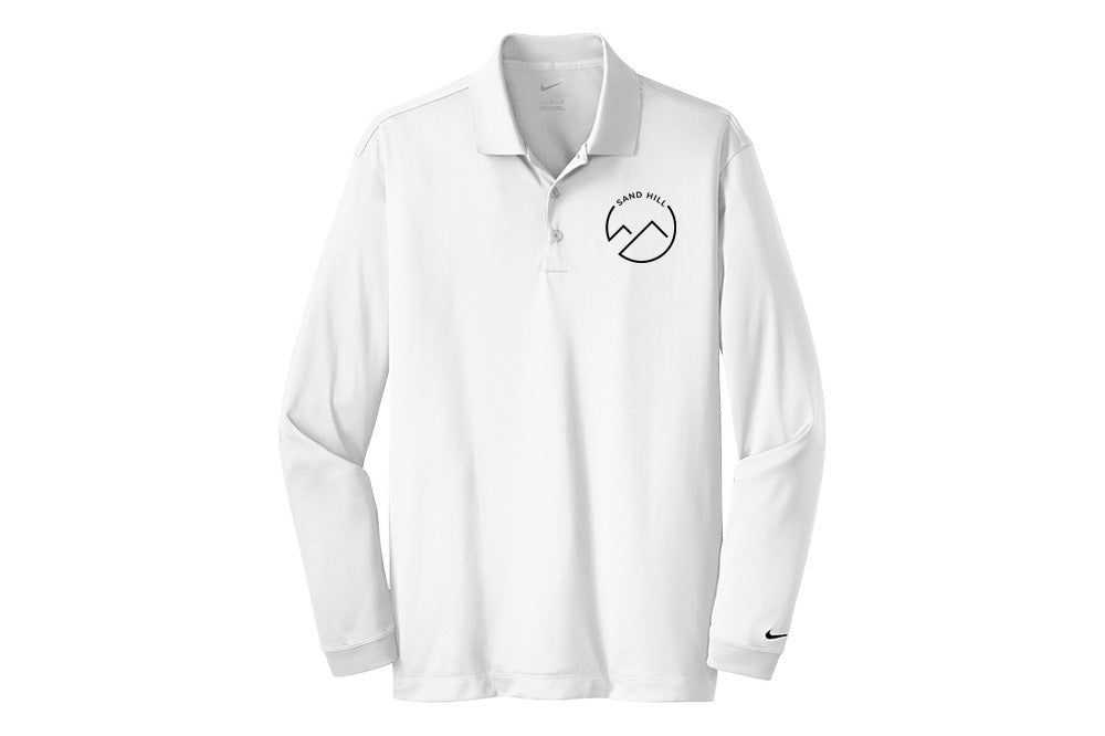 Sand Hill Stable Men's Nike Long Sleeve Stretch Dri-FIT Polo