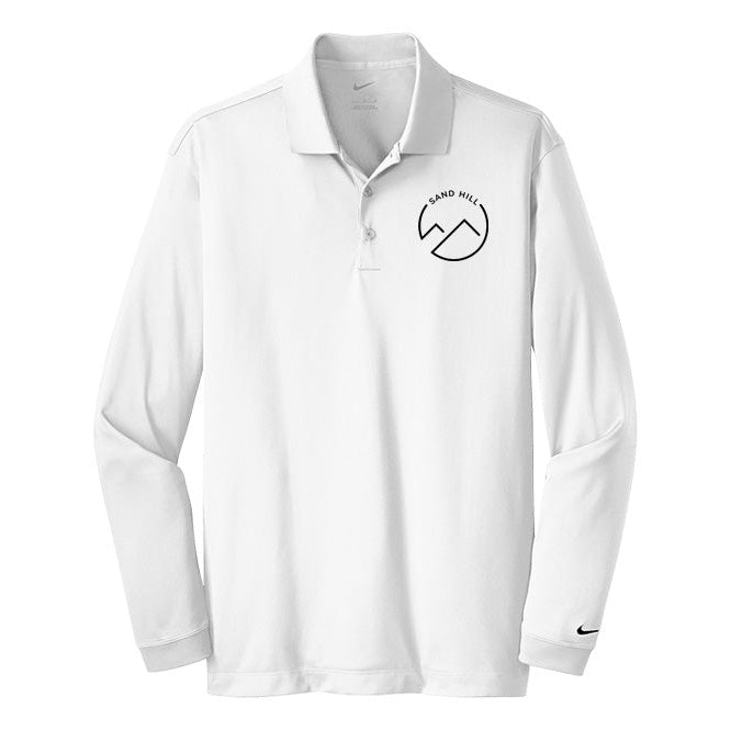Sand Hill Stable Men's Nike Long Sleeve Stretch Dri-FIT Polo
