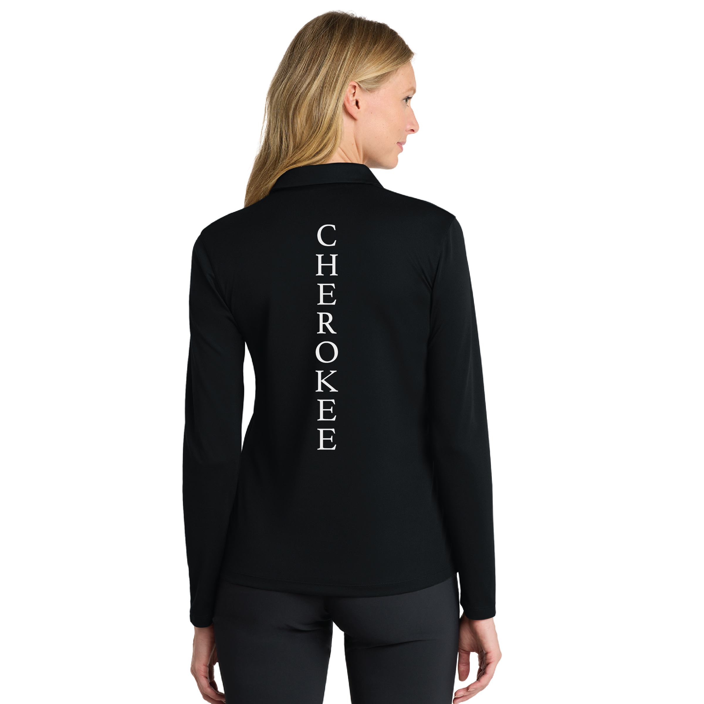 Cherokee Show Horses Women's Nike Dri-FIT Micro Pique Long Sleeve Polo
