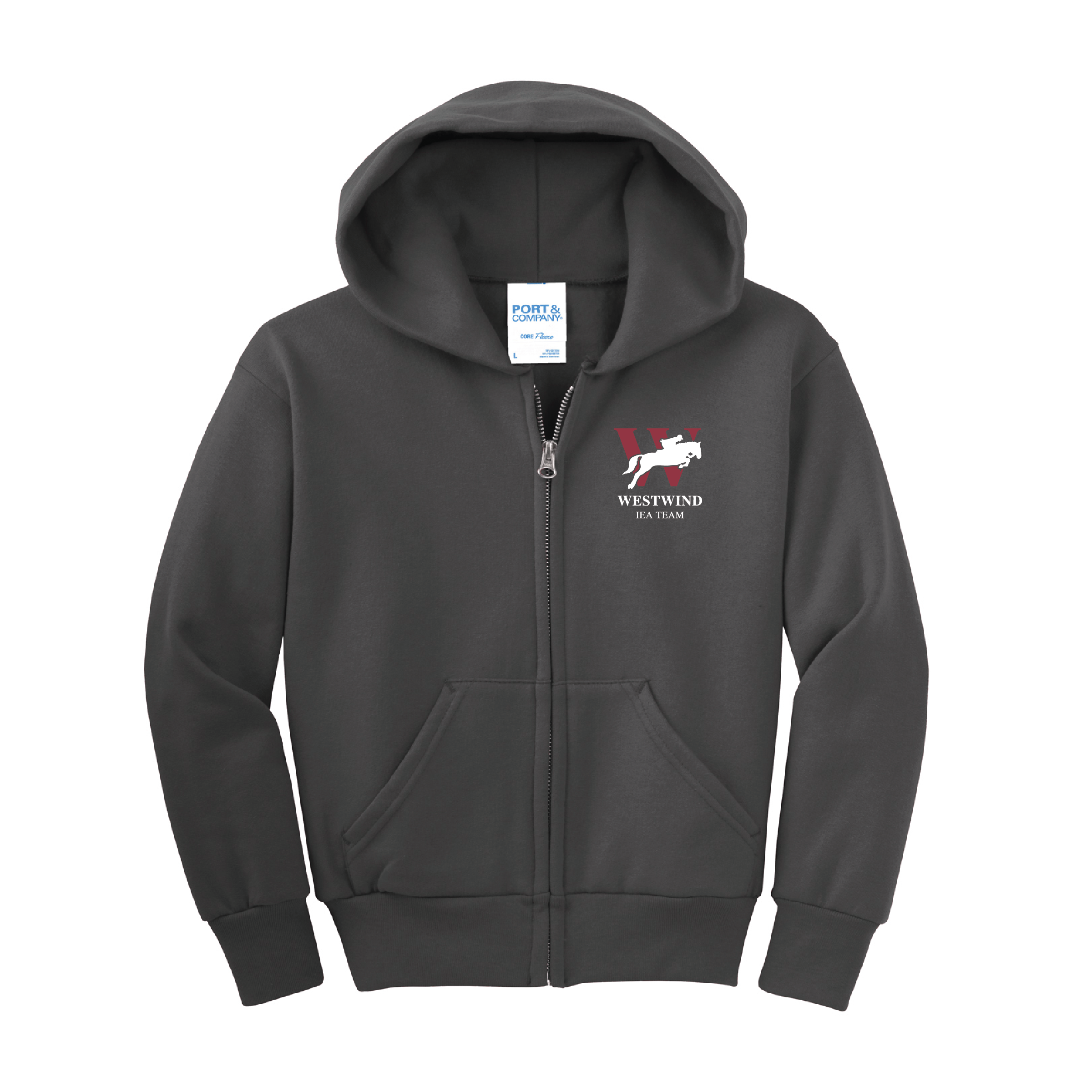 Westwind IEA Youth Port & Company Fleece Zip-Up Hoodie