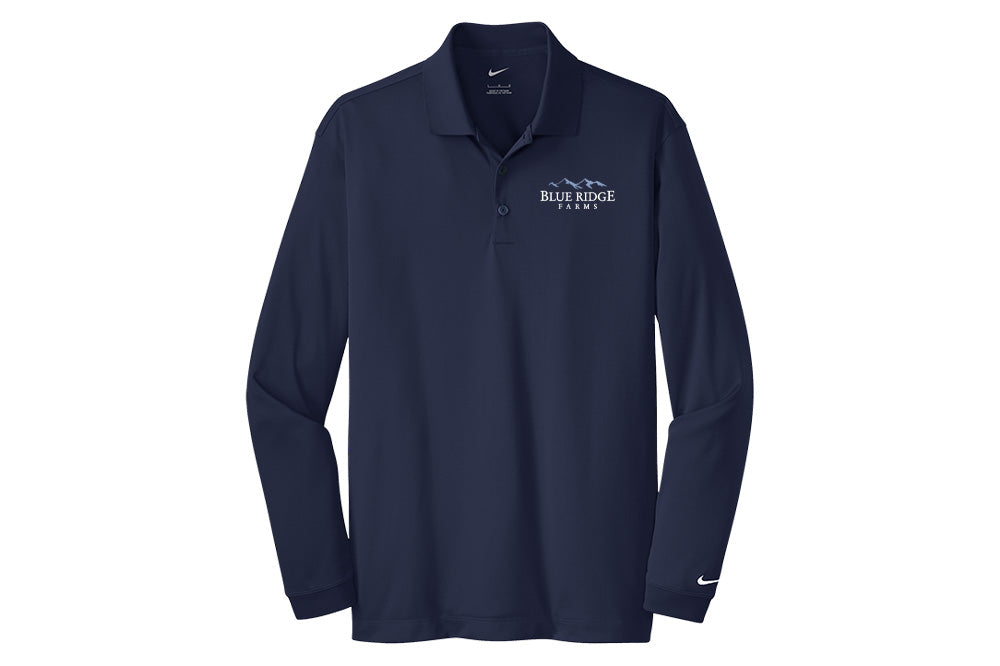 Blue Ridge Men's Nike Long Sleeve Stretch Dri-FIT Polo