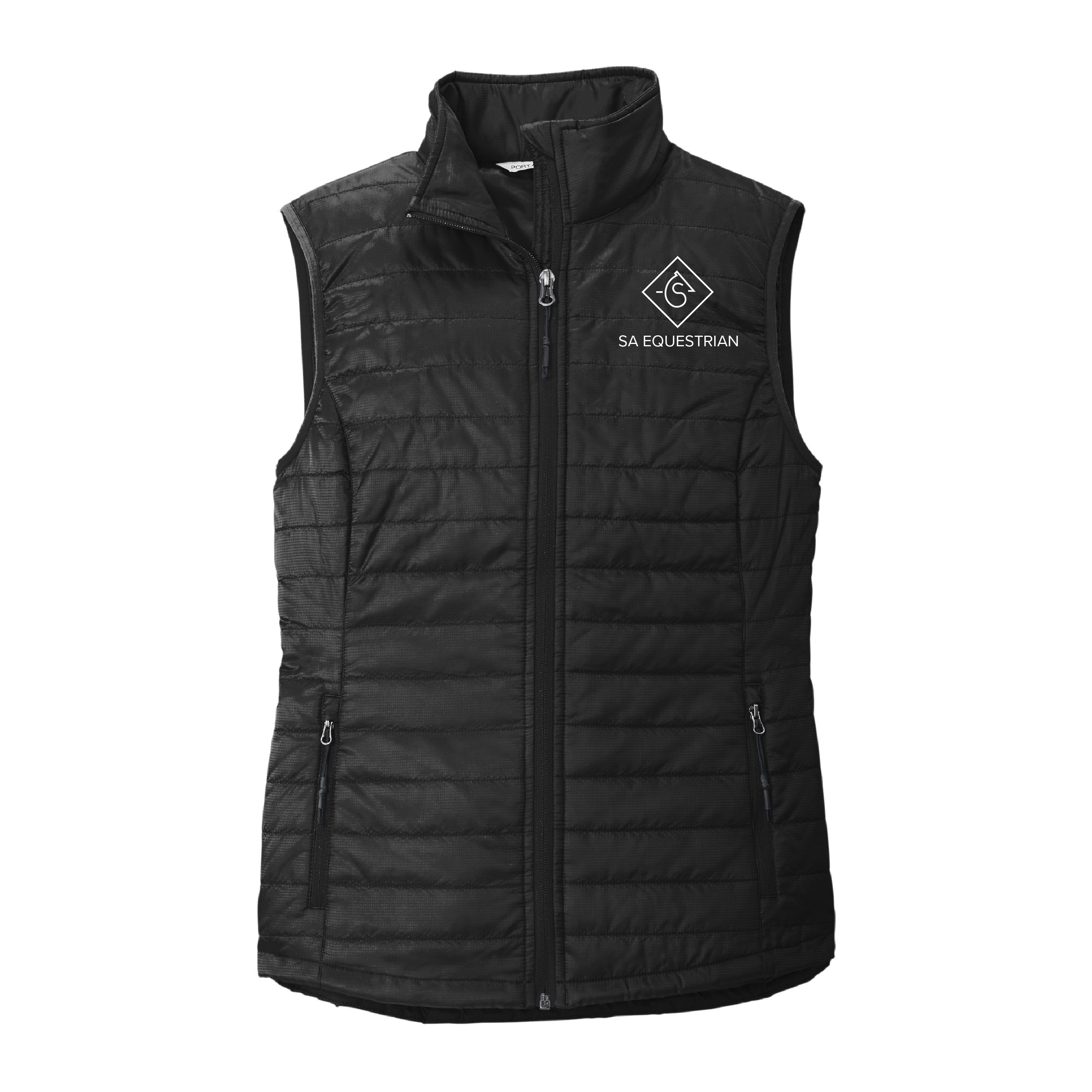SA Equestrian Men's Port Authority Packable Puffy Vest
