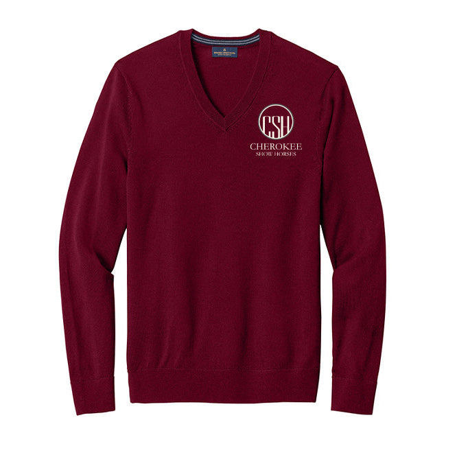 Men's Brooks Brothers Washable Merino Wool V-Neck Sweater