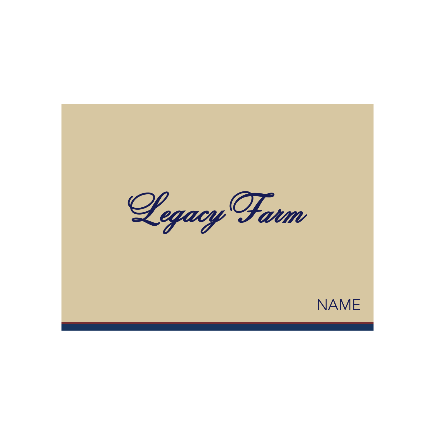 Legacy Farm Tan Custom Tack Trunk Cover
