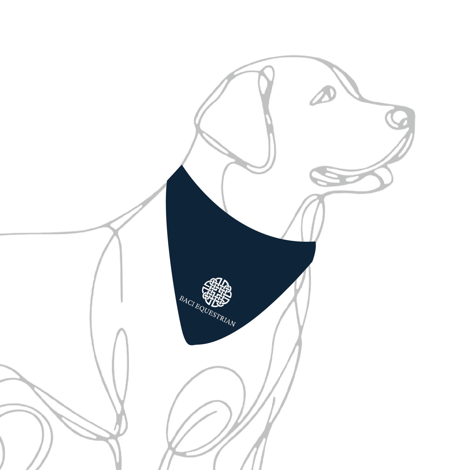 Baci Equestrian Dog Bandana