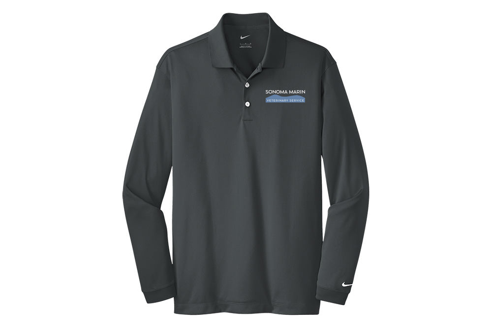 Sonoma Marin Vet Men's Nike Long Sleeve Stretch Dri-FIT Polo