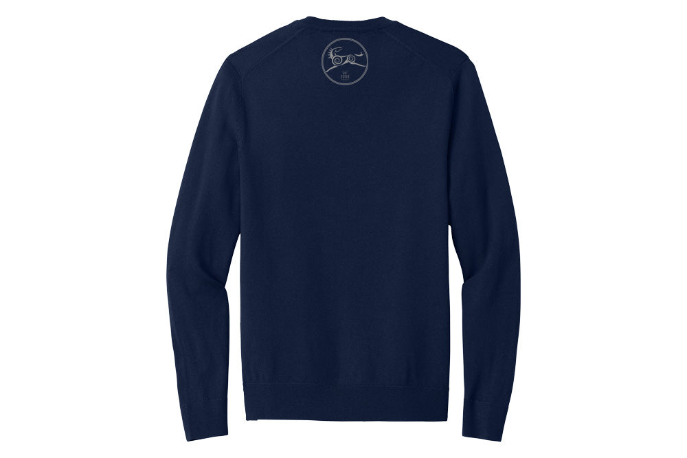 Sandhaven Men's Brooks Brothers Washable Merino Wool V-Neck Sweater