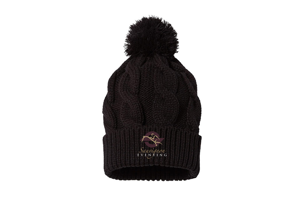 Sauvignon Eventing Chunk Twist Cuffed Beanie
