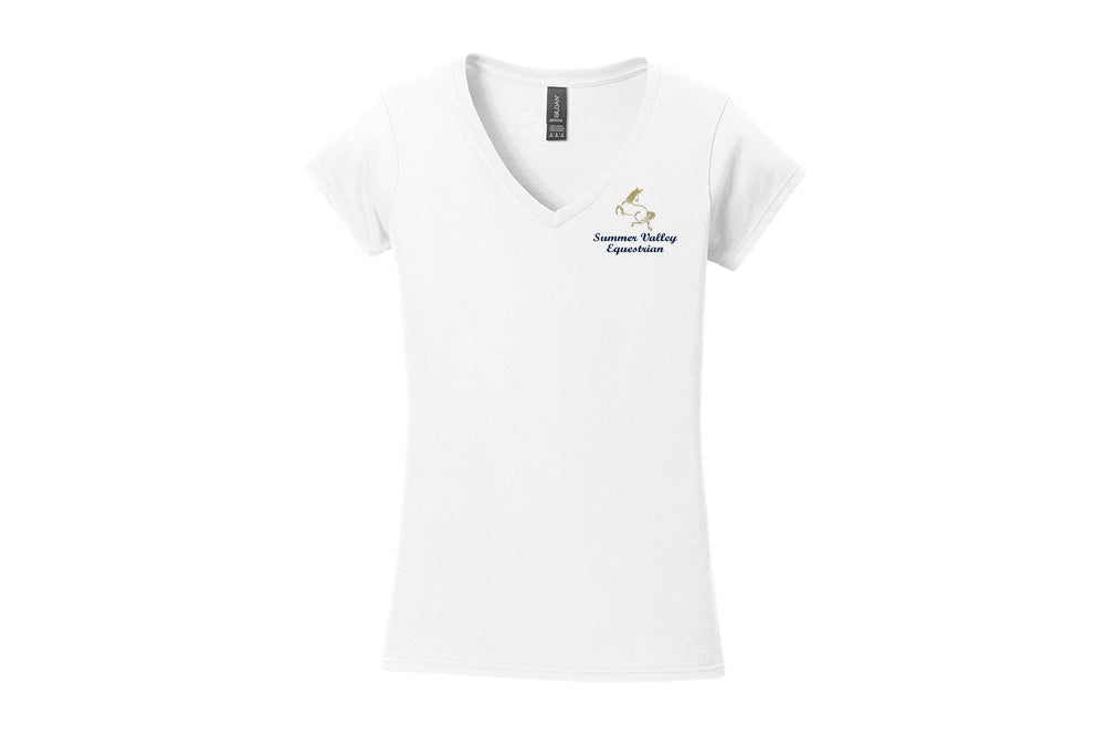 Summer Valley Equestrian Women's Softstyle V-Neck T-Shirt