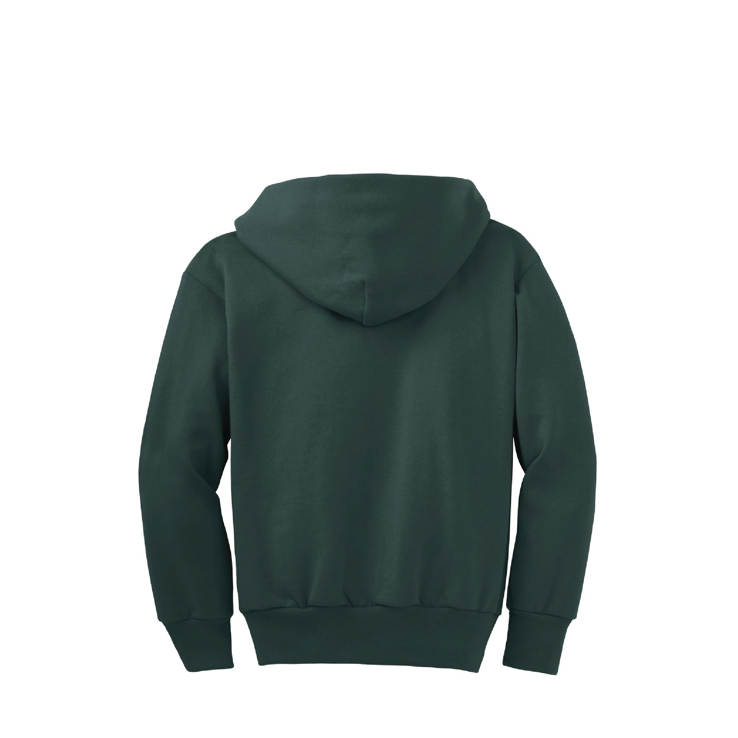 Cloverleaf Equestrian Youth Port & Company Core Fleece Full-Zip Hoodie