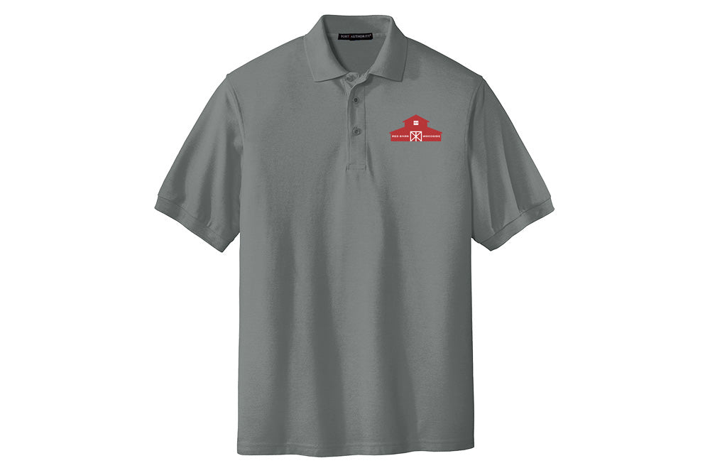 Red Barn IEA Men's Port Authority Short Sleeve Silk Touch Polo