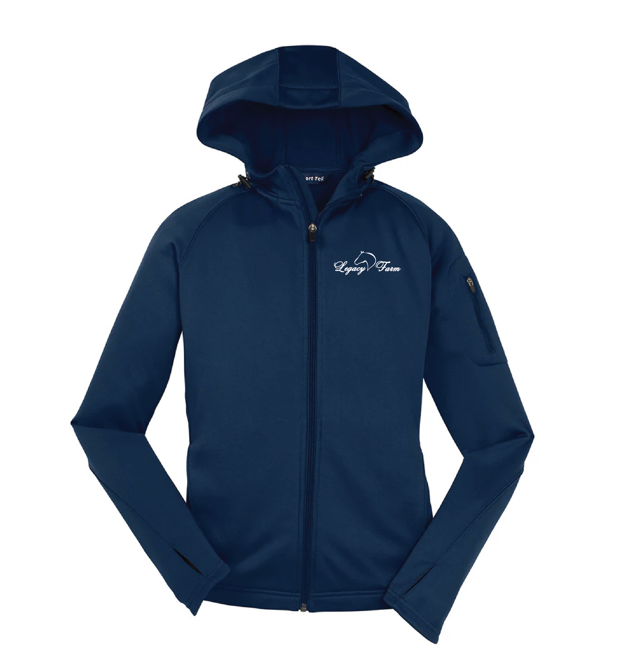 Legacy Farm Women's Sport-Tek Tech Fleece Full-Zip Hoodie