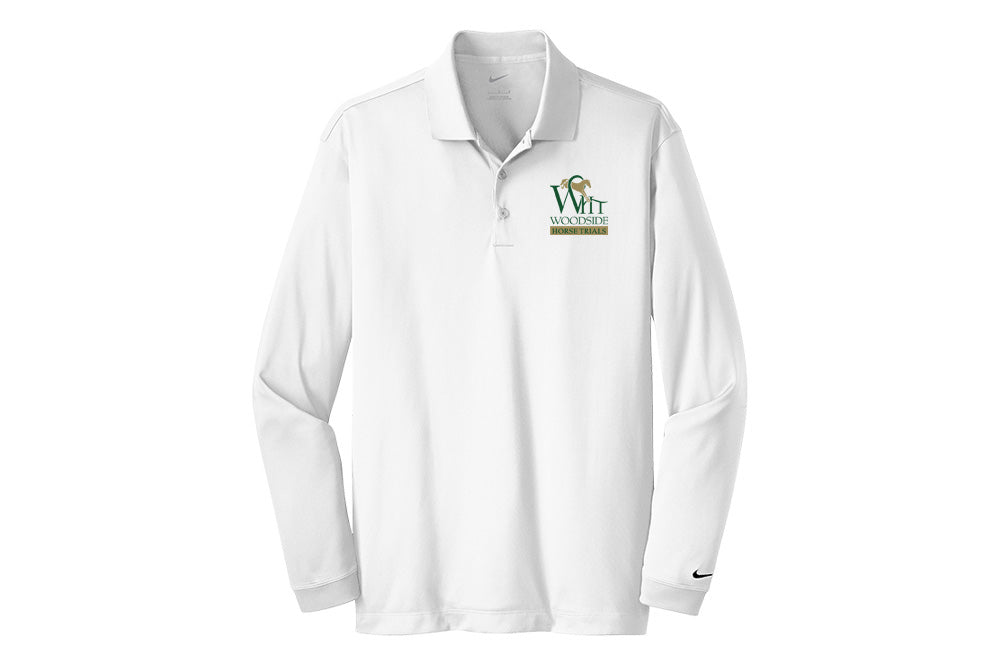 Woodside Men's Nike Long Sleeve Stretch Dri-FIT Polo