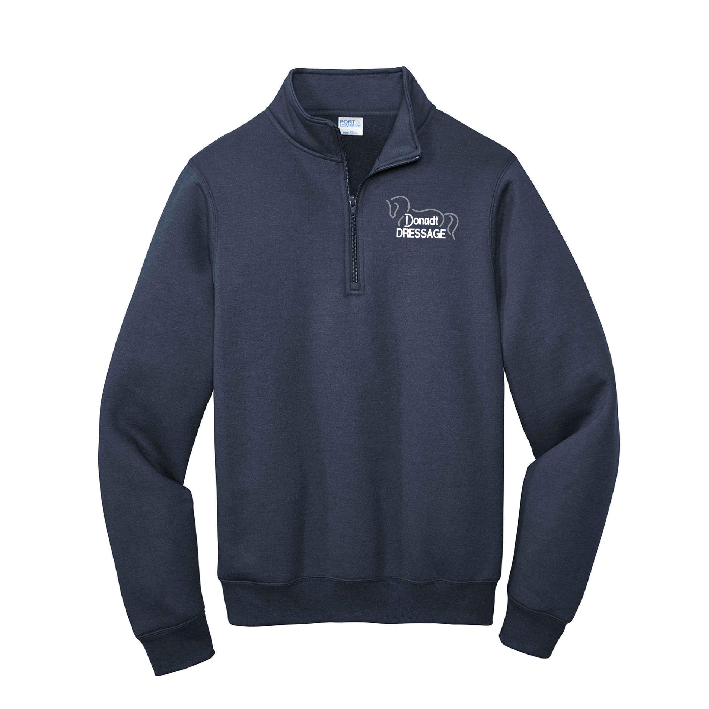 Donadt Dressage Men's Port & Company Fleece 1/4 Zip Pullover