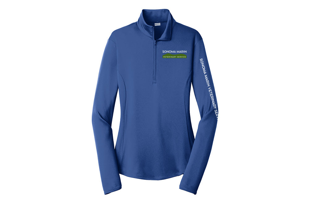 Sonoma Marin Vet Women's Sport-Tek PosiCharge 1/4 Zip Sunshirt