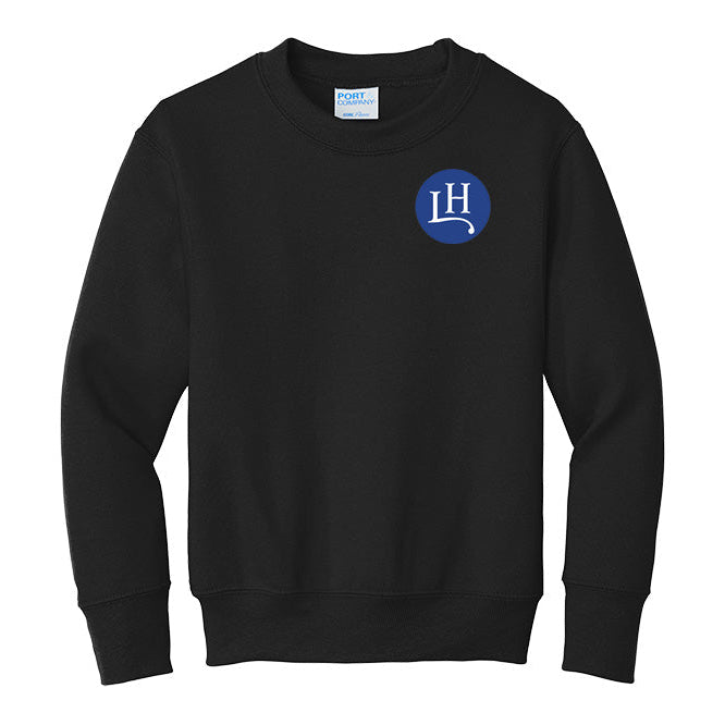 Leavitt Hill Youth Port & Company Fleece Crewneck Sweatshirt