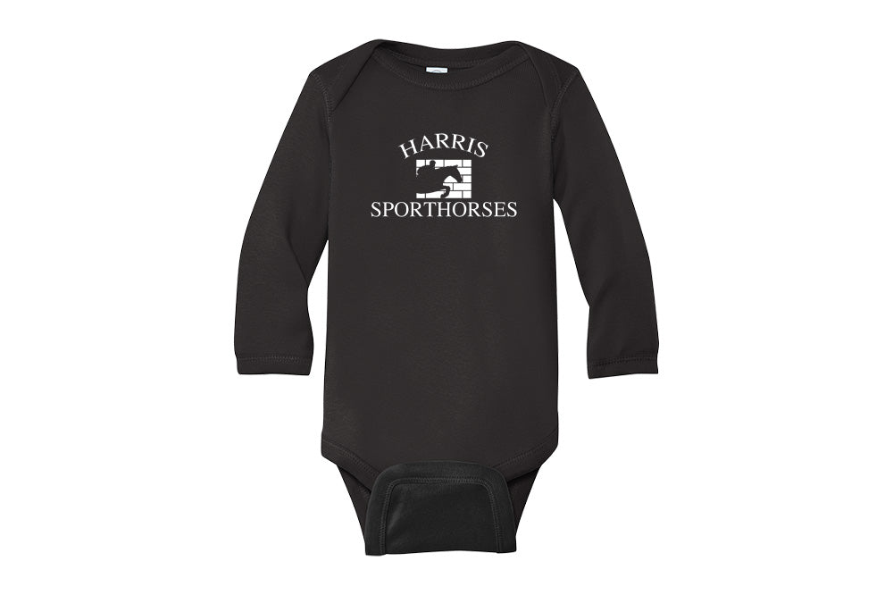 Harris Sporthorses Infant Long Sleeve Bodysuit