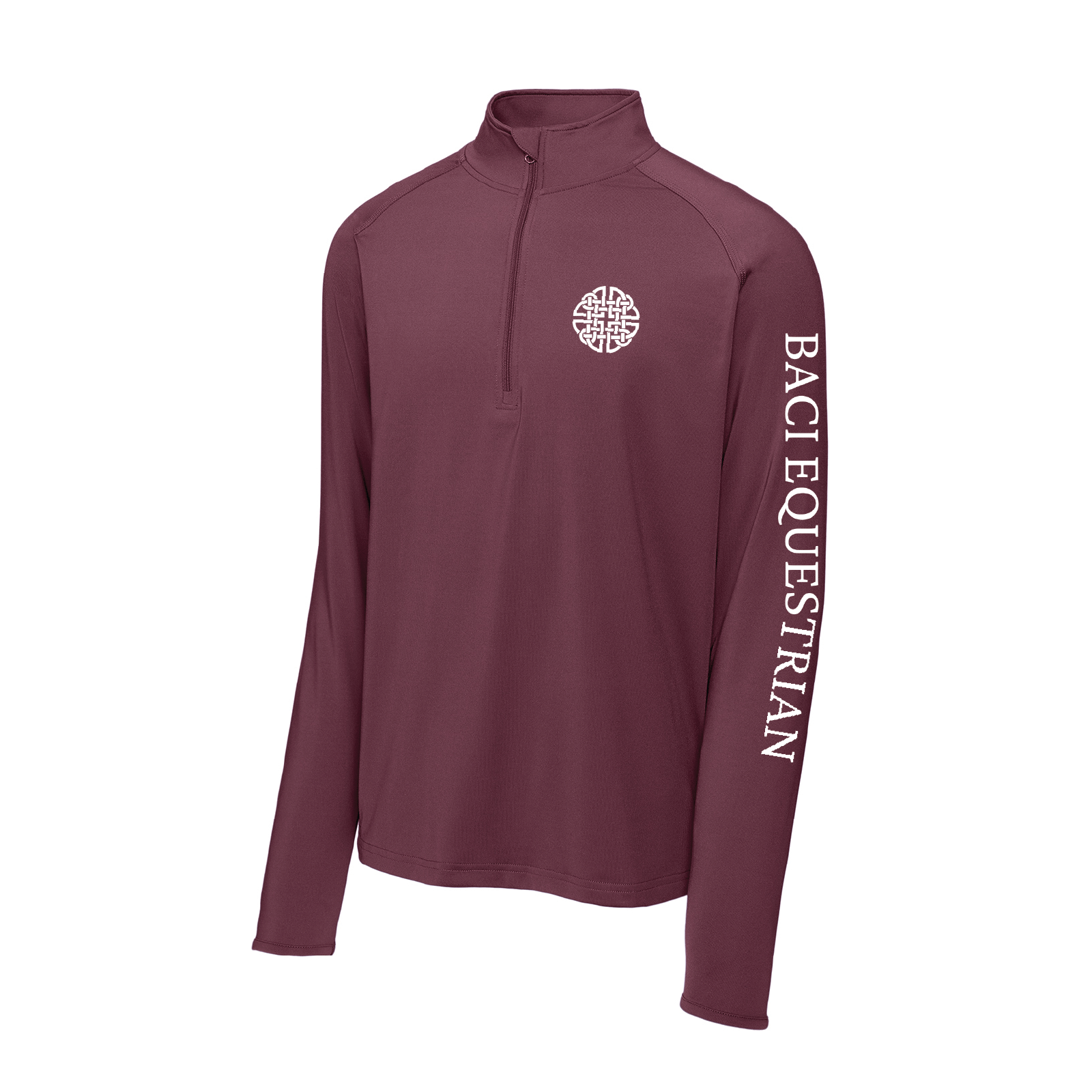 Baci Equestrian Sport-Tek Men's Stretch 1/4 Zip Pullover