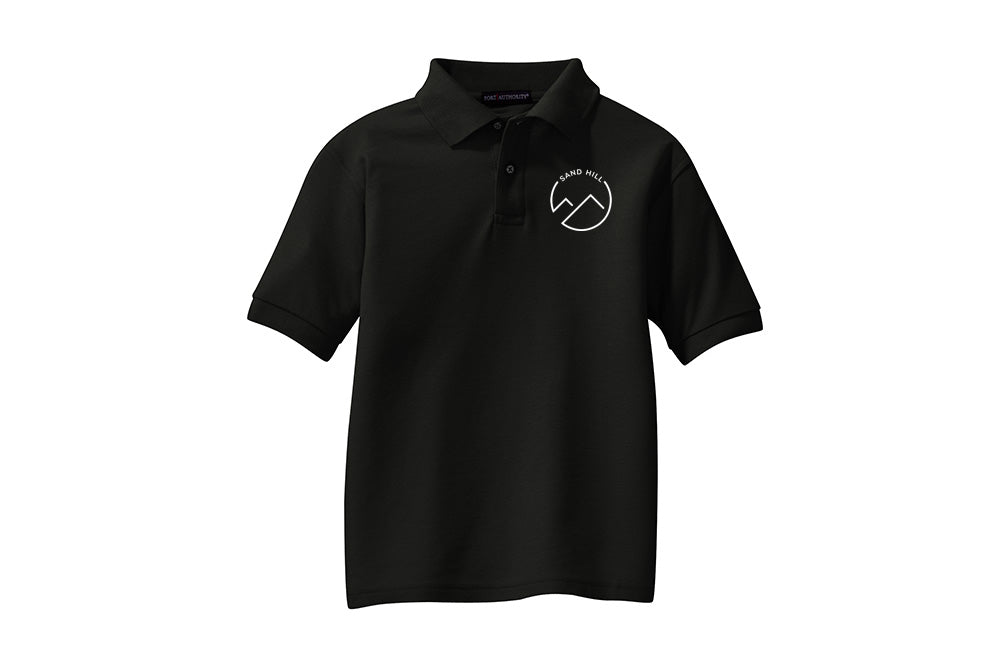 Sand Hill Stable Youth Port Authority Short Sleeve Silk Touch Polo