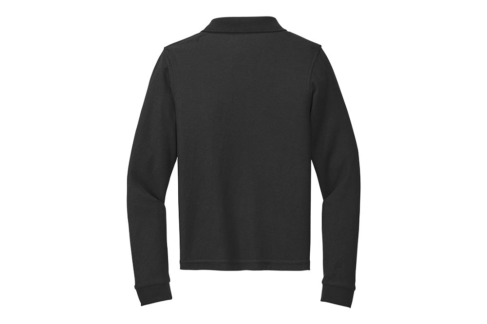 Sand Hill Stable Youth Port Authority Long Sleeve Silk Touch Polo