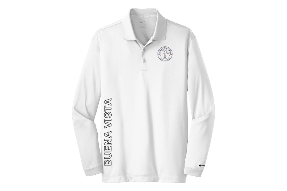 Buena Vista Men's Nike Long Sleeve Stretch Dri-FIT Polo