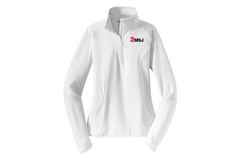 2 Mutch Women's Sport-Tek Sport-Wick Stretch 1/4 Zip Pullover