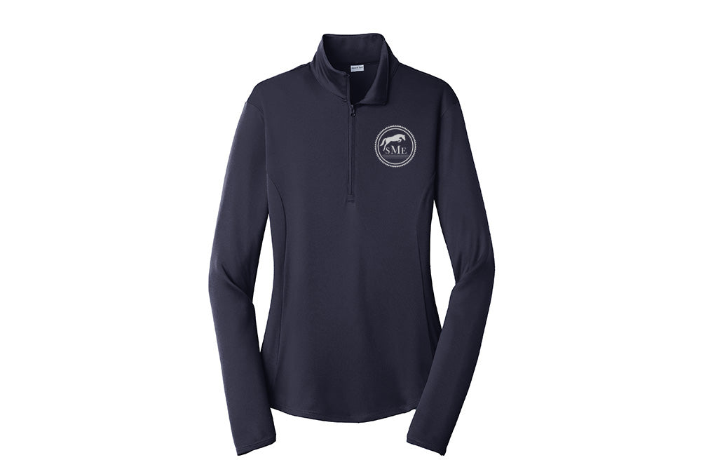 Silver Mesquite Equestrian Women's Sport-Tek PosiCharge 1/4 Zip Sunshirt