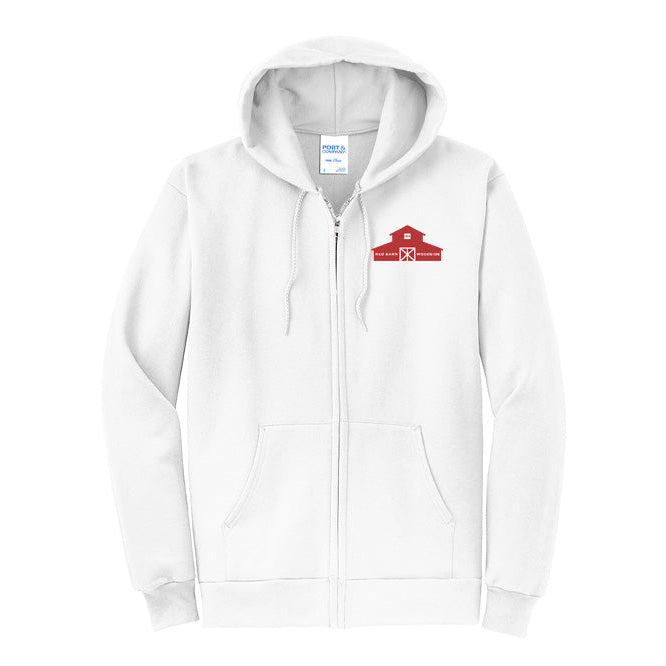 Red Barn IEA Men's Port & Company Fleece Zip-Up Hoodie