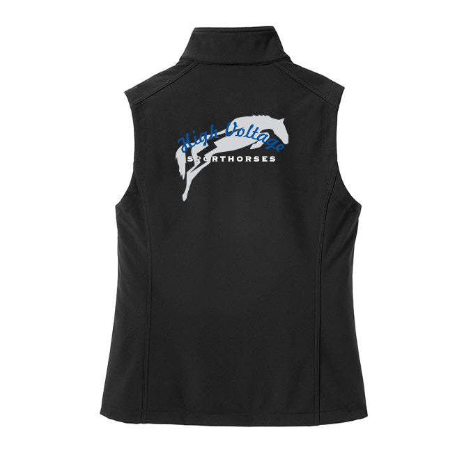 High Voltage Sporthorses Women's Port Authority Core Soft Shell Vest