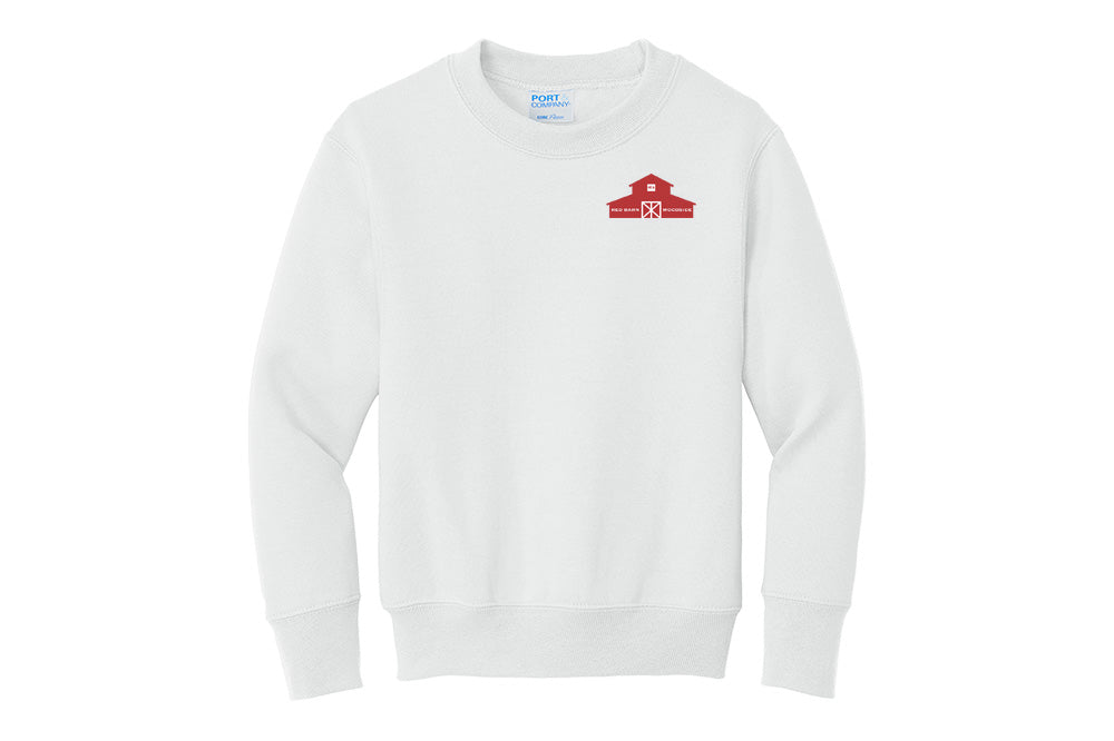 Red Barn IEA Youth Port & Company Fleece Crewneck Sweatshirt