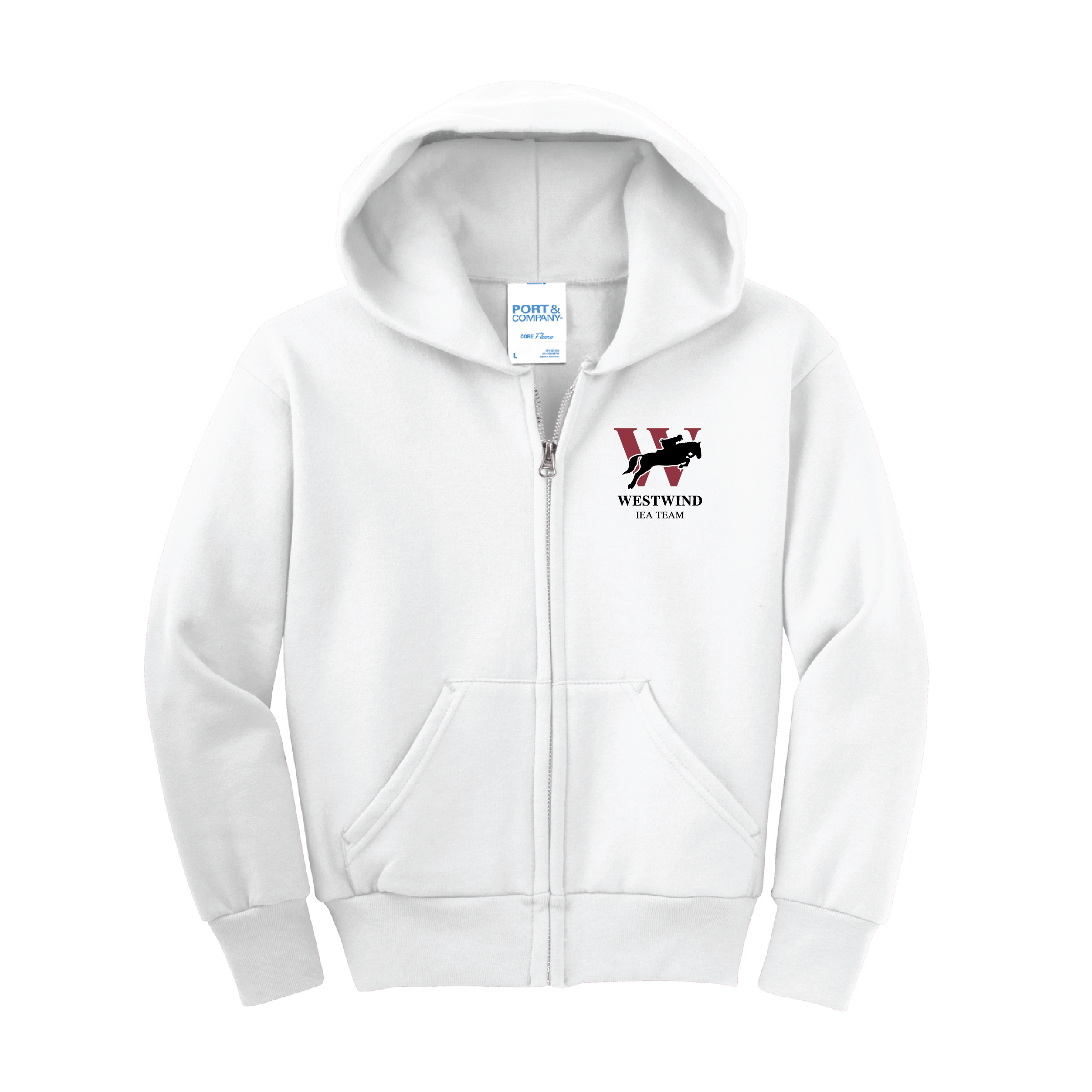 Westwind IEA Youth Port & Company Fleece Zip-Up Hoodie