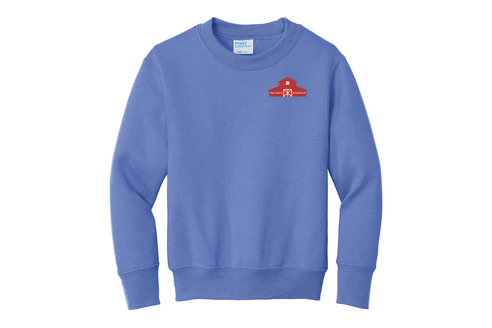 Red Barn IEA Youth Port & Company Fleece Crewneck Sweatshirt