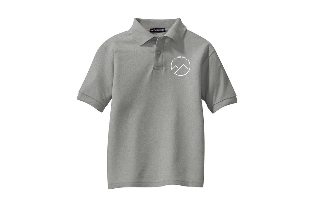 Sand Hill Stable Youth Port Authority Short Sleeve Silk Touch Polo