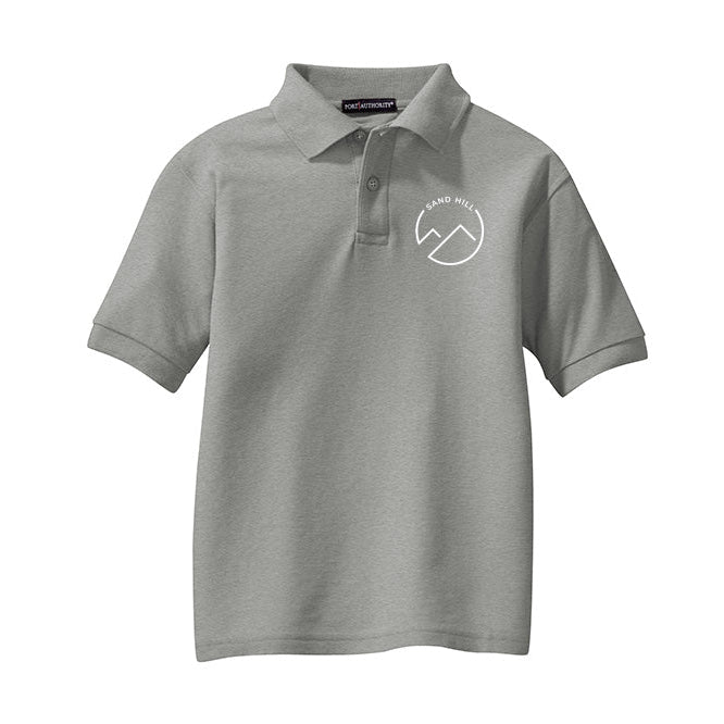 Sand Hill Stable Youth Port Authority Short Sleeve Silk Touch Polo
