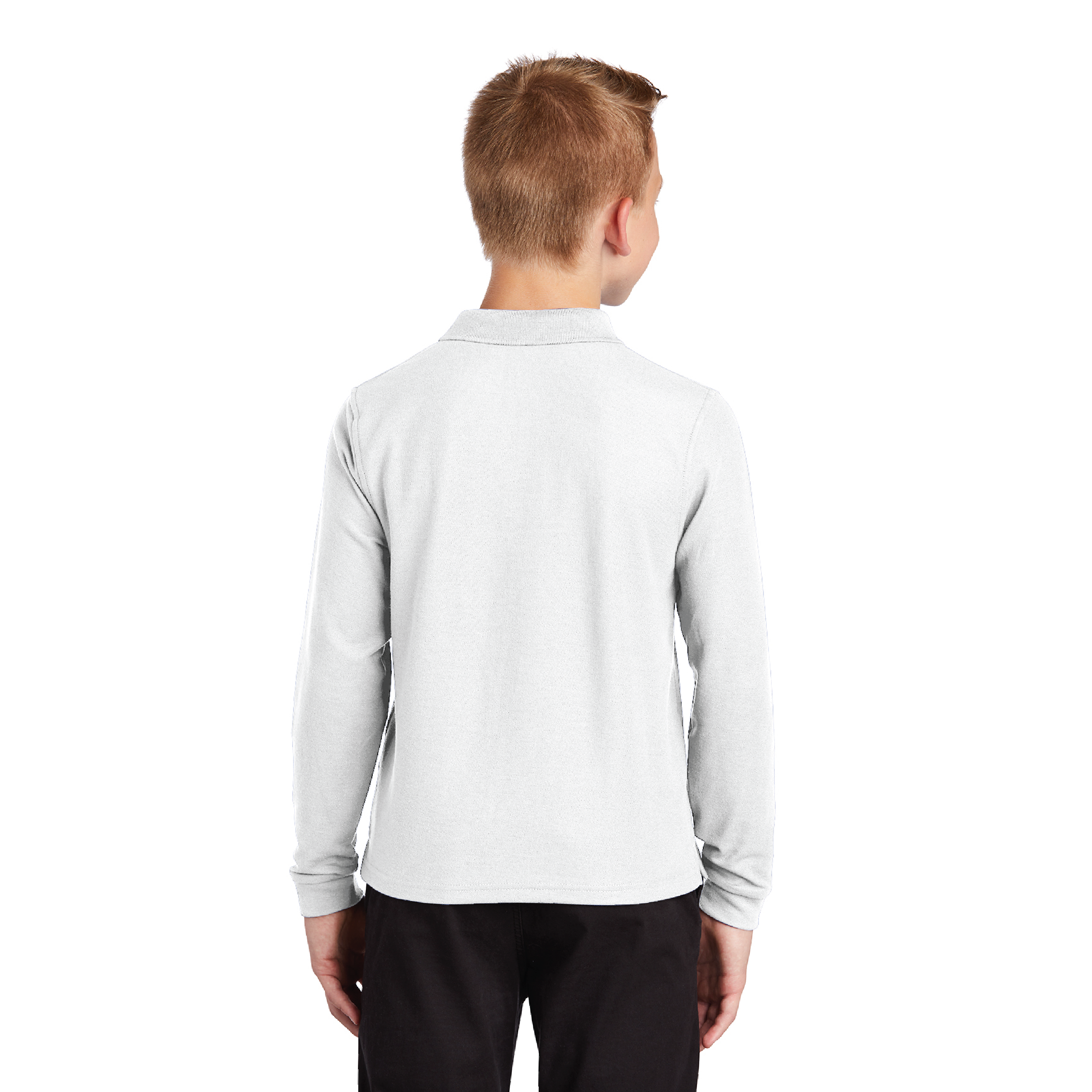 Flower Hill Farms Youth Port Authority Long Sleeve Silk Touch Polo