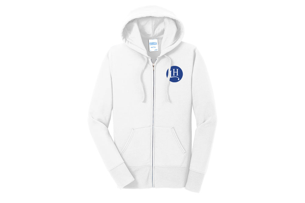 Leavitt Hill Women's Port & Company Fleece Zip-Up Hoodie
