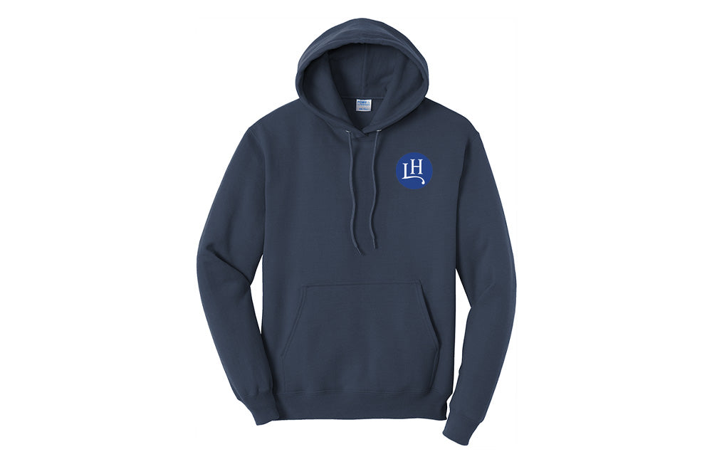 Leavitt Hill Men's Port & Company Fleece Pullover Hooded Sweatshirt
