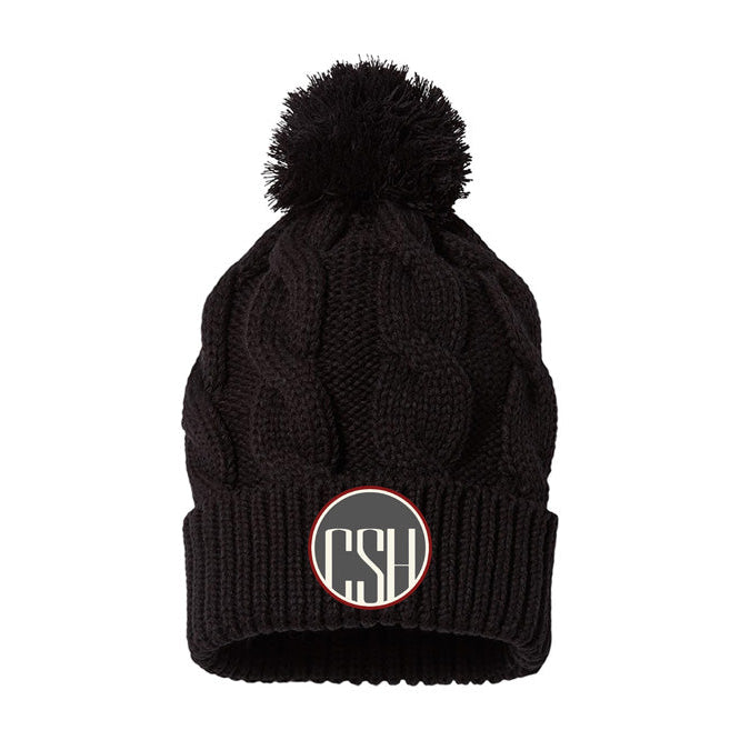 Cherokee Show Horses Chunk Twist Cuffed Beanie